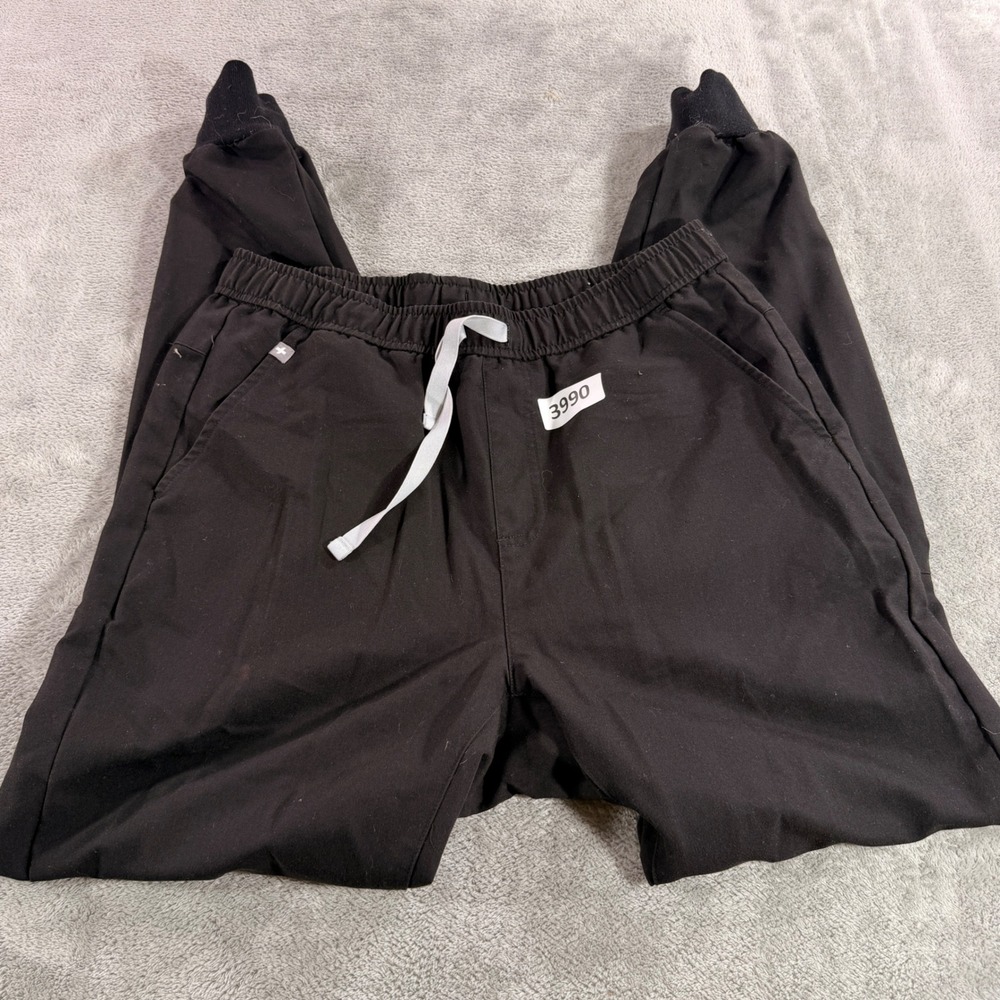 FIGS Scrub Jogger Pants Women Medium Black Technical Collection M21SW20S1